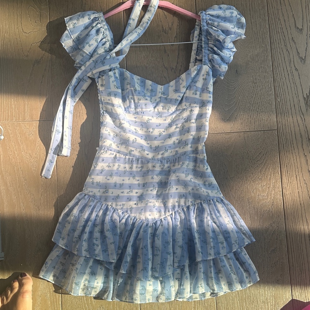 Amanda Uprichard Women's Blue Dress XS !!! Worn once!